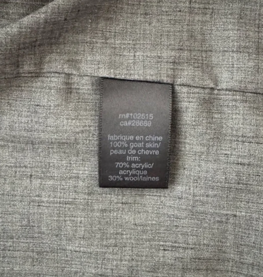 Chaqueta de cuero para hombre John Varvatos negra de piel de cordero L Foto 3 de 4