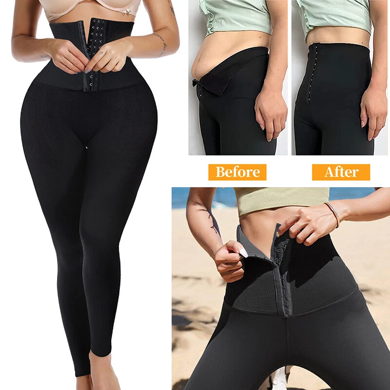 Womens Leggings Ladies Tummy Control High Waist Plus Size New