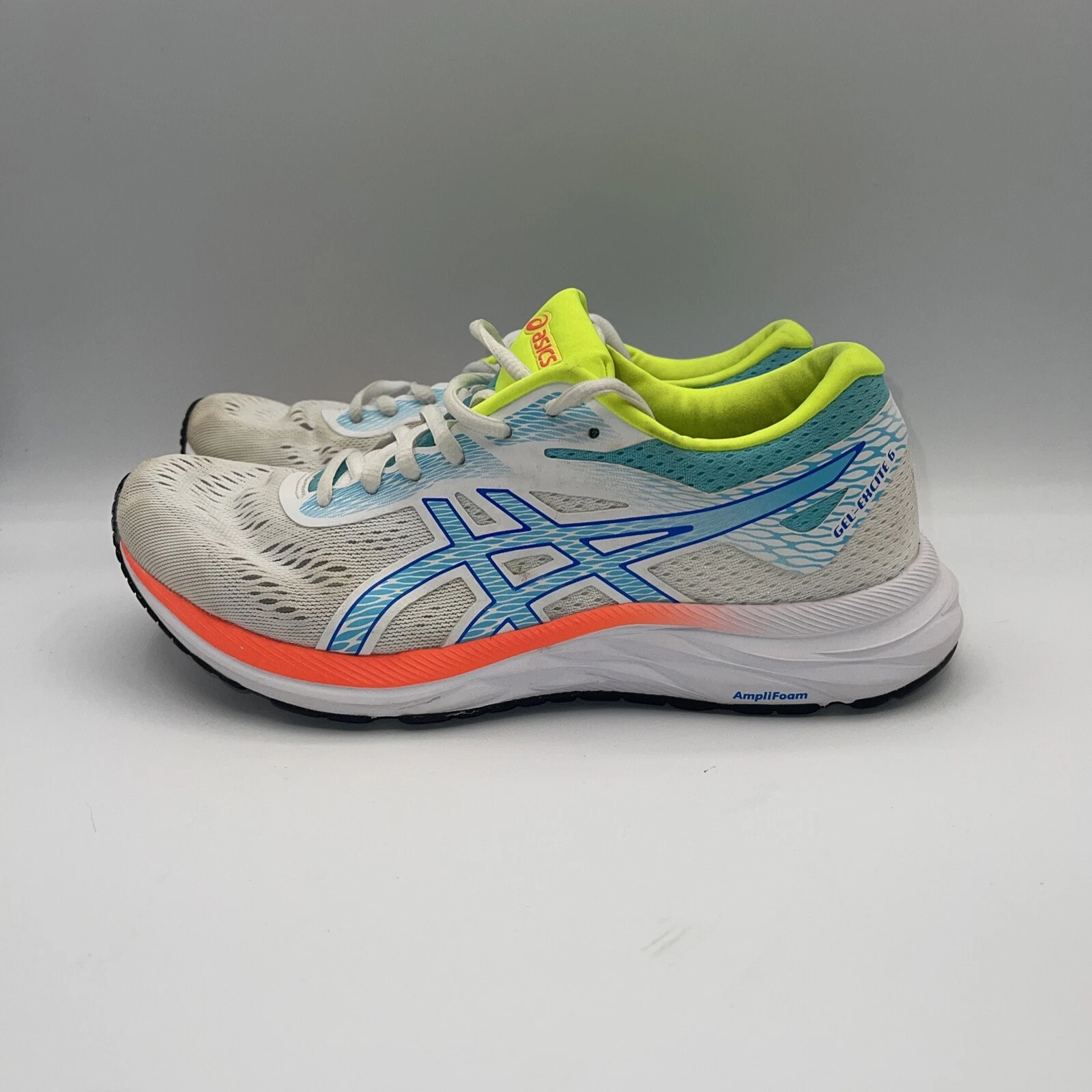 Scarpe da corsa donna ASICS Gel Excite 6 Sp!! Taglia 8!! Corallo bianco blu