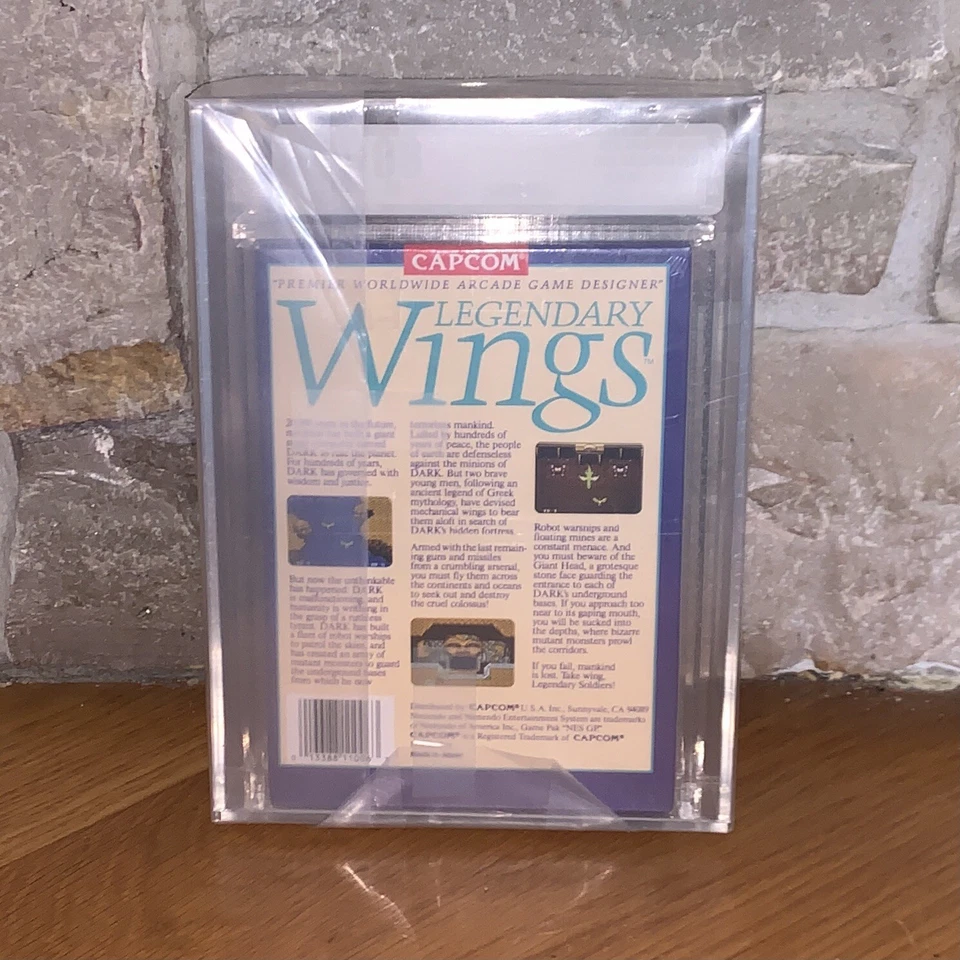 New In Box NES Legendary Wings VGA 80+ Graded H-Seam Factory Sealed Nintendo - Image 2 of 4