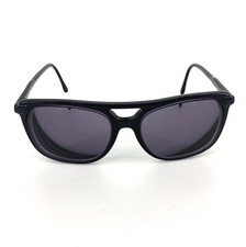 Vintage Ray Ban F1 Black Oversized Purple Lens B L France 1970s FRAMES ONLY