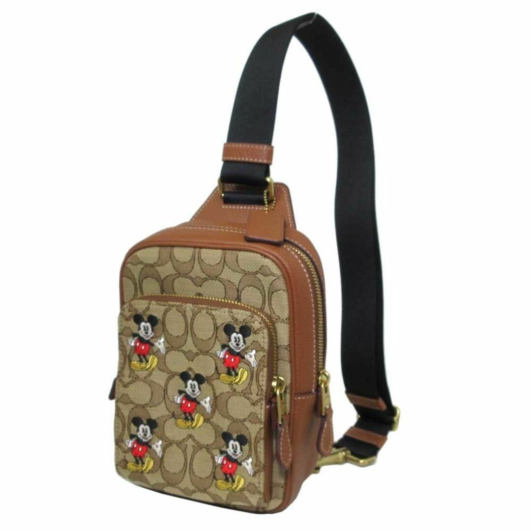 Coach Bag Shoulder X Disney Jacquard Mickey Print Signature Coach Bag Shoulder X Disney Jacquard Mickey Print Signature