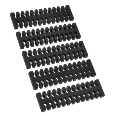 BitFenix 24-Slot Kabelkamm Kit, 5 Stück - schwarz