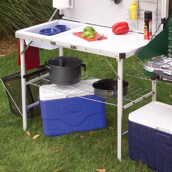 folding camping cooking table