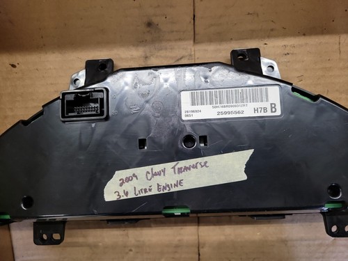 2009-2013 CHEVROLET TRAVERSE 3.6L V6 GAS DASH 136kmiles SPEEDOMETER OEM - Picture 5 of 6