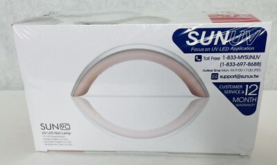 SUNUV UV LED Nail Lamp Nail Dryer for Gel Nail Polish 2 Timer SUN9C