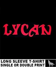 WILD WOLF LYCAN FULL MOON GOTHIC IMMORTAL DEMON TWILIGHT WEREWOLF T-SHIRT ET6