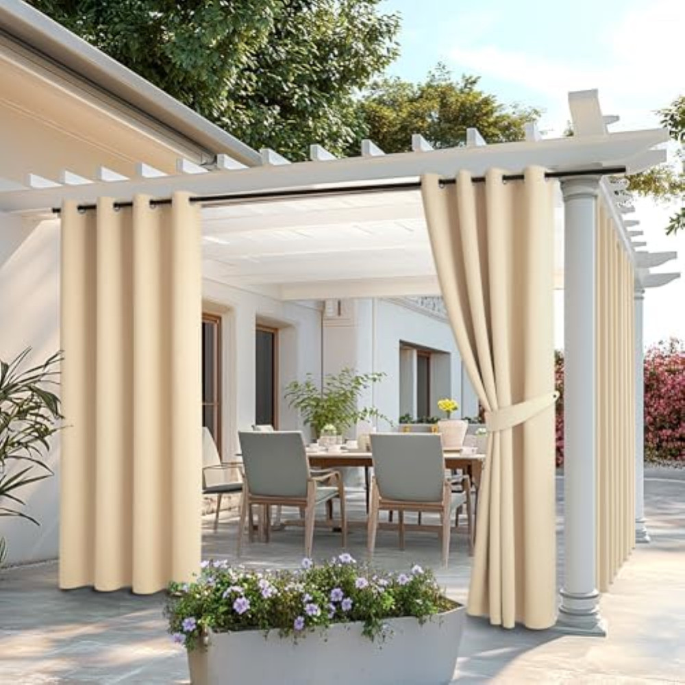 MIULEE Tende da Sole Esterno Impermeabili 2 Pezzi con Anelli | Offerta