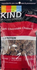 KIND Healthy Grains DARK CHOCOLATE CLUSTERS Granola 11 oz Bag Healthy Snack