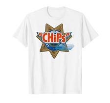 BEST NEW! Chips Retro Movie Show Highway Patrol Logo T-Shirt - MADE IN USA
