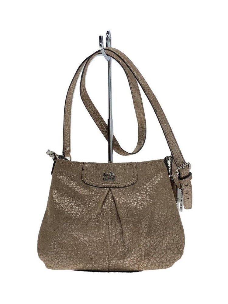 Coach shoulder bag Beige 47577 Used