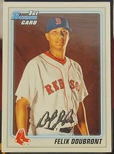 2010 Bowman Prospects Boston Red Sox Baseball Card #BP102 Felix Doubront