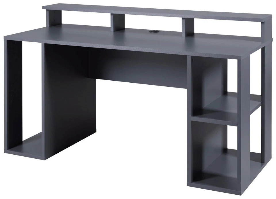 Computertisch MATCHPOINT Gaming Tisch Graphit Grau von Interlink - Bild 4 von 4