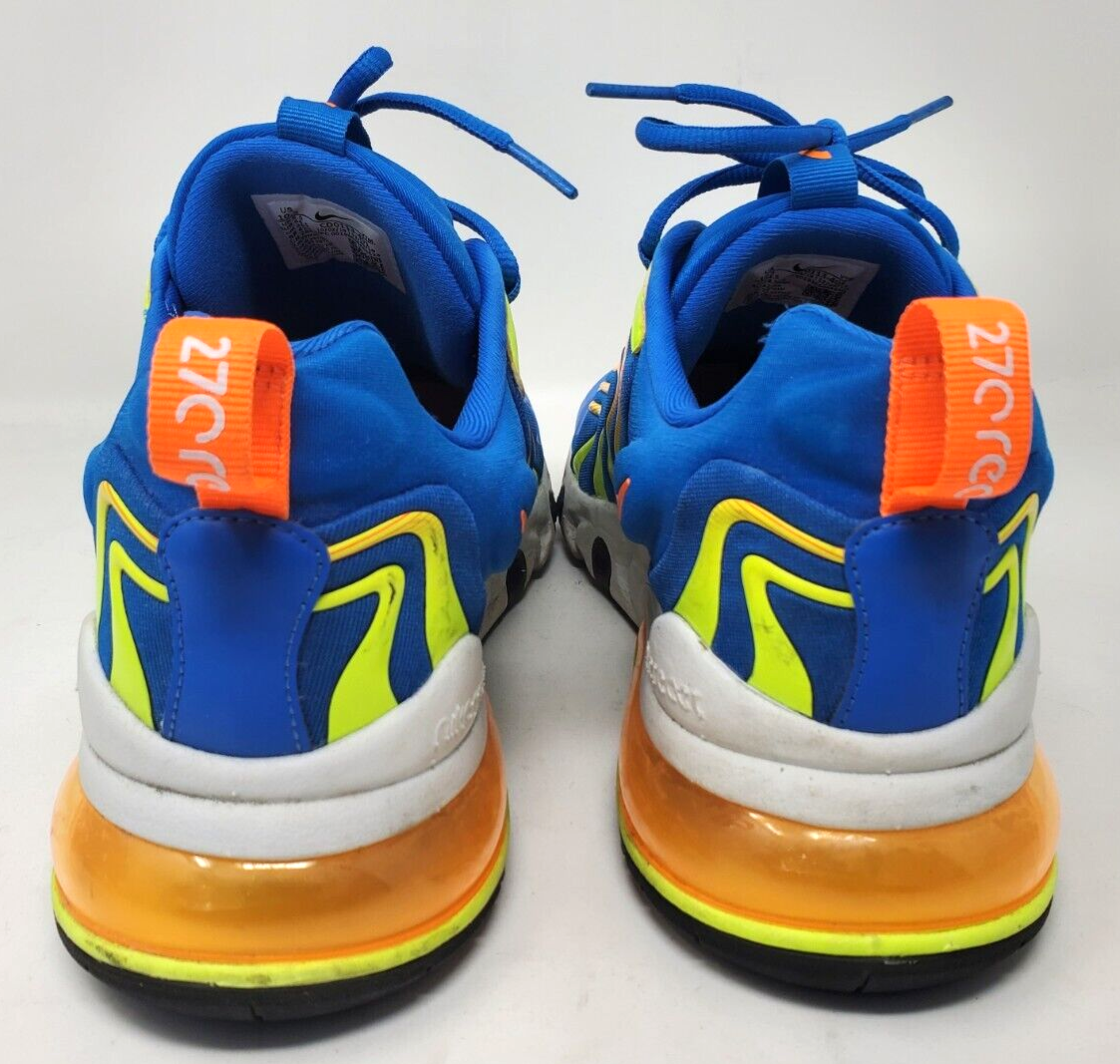Nike Air Max 270 React ENG Blue Soar Total Orange Volt White  display picture 1