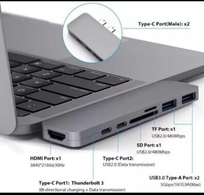 Yuanguo TC7200 Multi-Function Converter USB-C