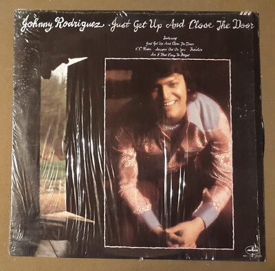 Johnny Rodrigues Just Get Up & Close The Door Record 33rpm VINYL LP w/shrinkwrap