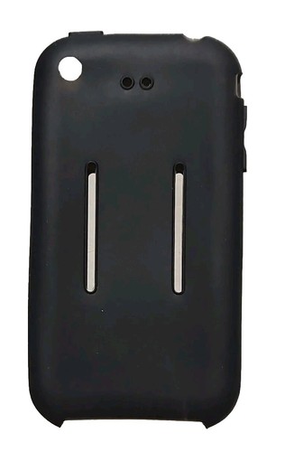 Schwarze weiche Silikonhülle Schutzhülle für das Original Apple iPhone / iPhone 2G - Bild 3 von 3