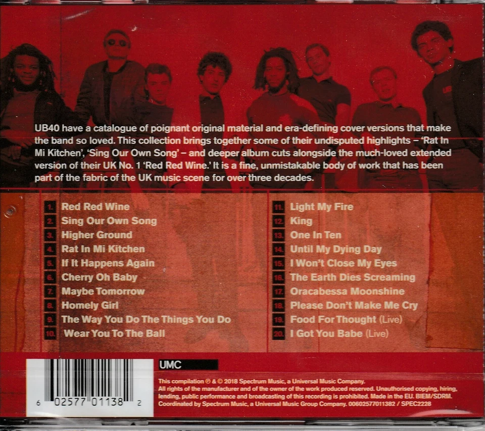 UB 40 / Red Red Wine - The Collection, VOLUME 11 (NEU/OVP) - Bild 2 von 2
