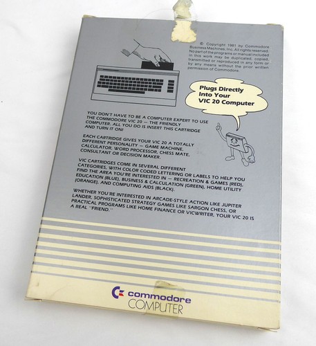 Commodore VC 20 VIC 20 in OVP -- THE SKY IS FALLING -- Modul VIC-20 VC-20 - Bild 3 von 3