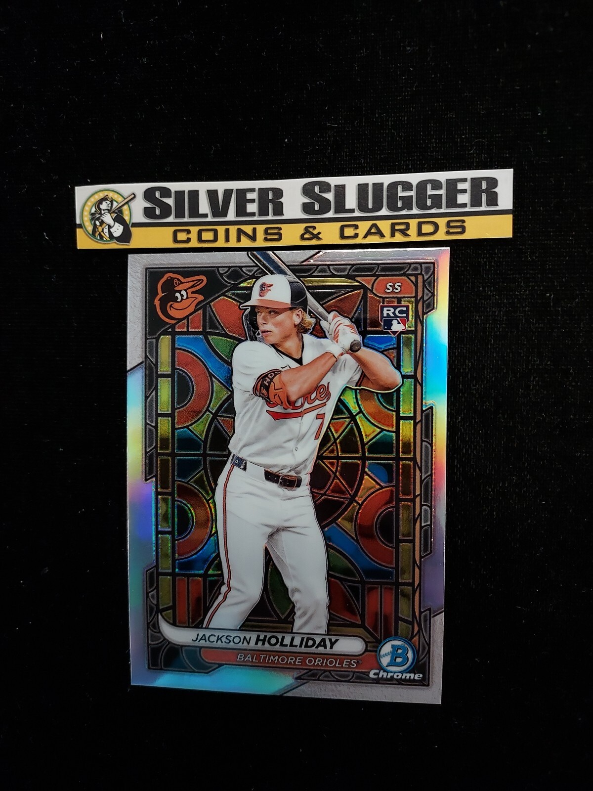 2024 Jackson Holliday Bowman Chrome Etched In Glass #26 RC Rookie Card Oriole SP