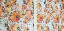 Pumpkins harvest fall quilting fabric cotton 36" x 44" wide