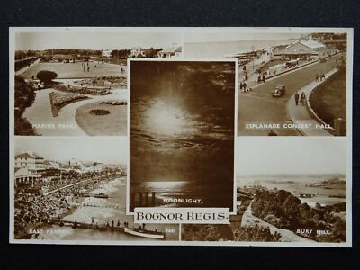 West Sussex BOGNOR REGIS 5 Bilder Mehrfachansicht - alte RP Postkarte von S&E Ltd
