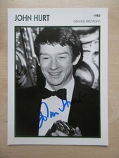 John Hurt Autogramm signed 13x18 cm Karte 