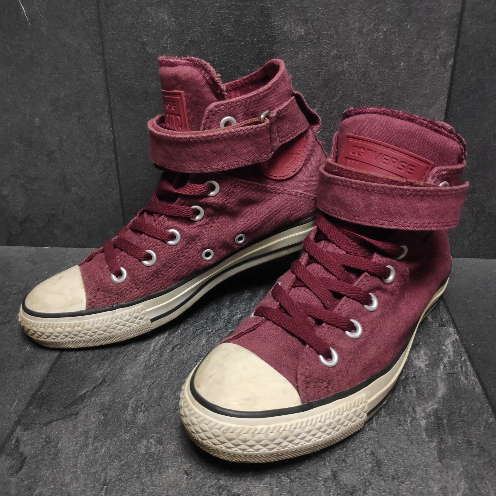 Converse 549698C Converse Chuck Taylor All Star Brea sneaker alte rosso vino taglia 38