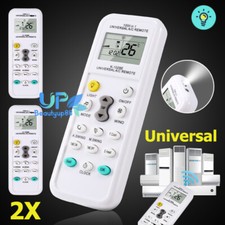 2X Universal A/C Air Conditioning Remote Control Replacement for 1000 Multibrand