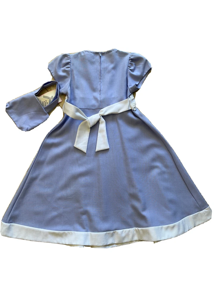 De colección Nuevo Con Etiquetas Nuevas Ediciones Raras Niñas Periwinkle Primavera Vestido Floral Cartera Y2K 6X Foto 2 de 4