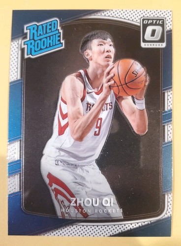 ZHOU QU 2018 OPTIC "RATED ROOKIE" ROOKIE CARD ROCKETS