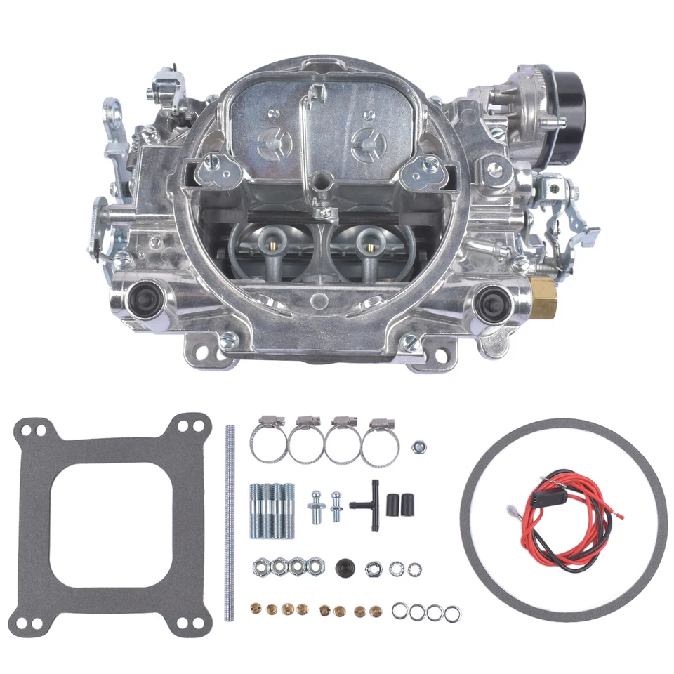 Carburador eléctrico de 4 barriles para Edelbrock 1409 Performer Marine 600 cfm Foto 2 de 4