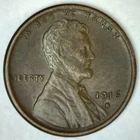 1916 S Lincoln Wheat Cent Coin 1c XF US Penny Extra Fine Circulated SanFrancisco