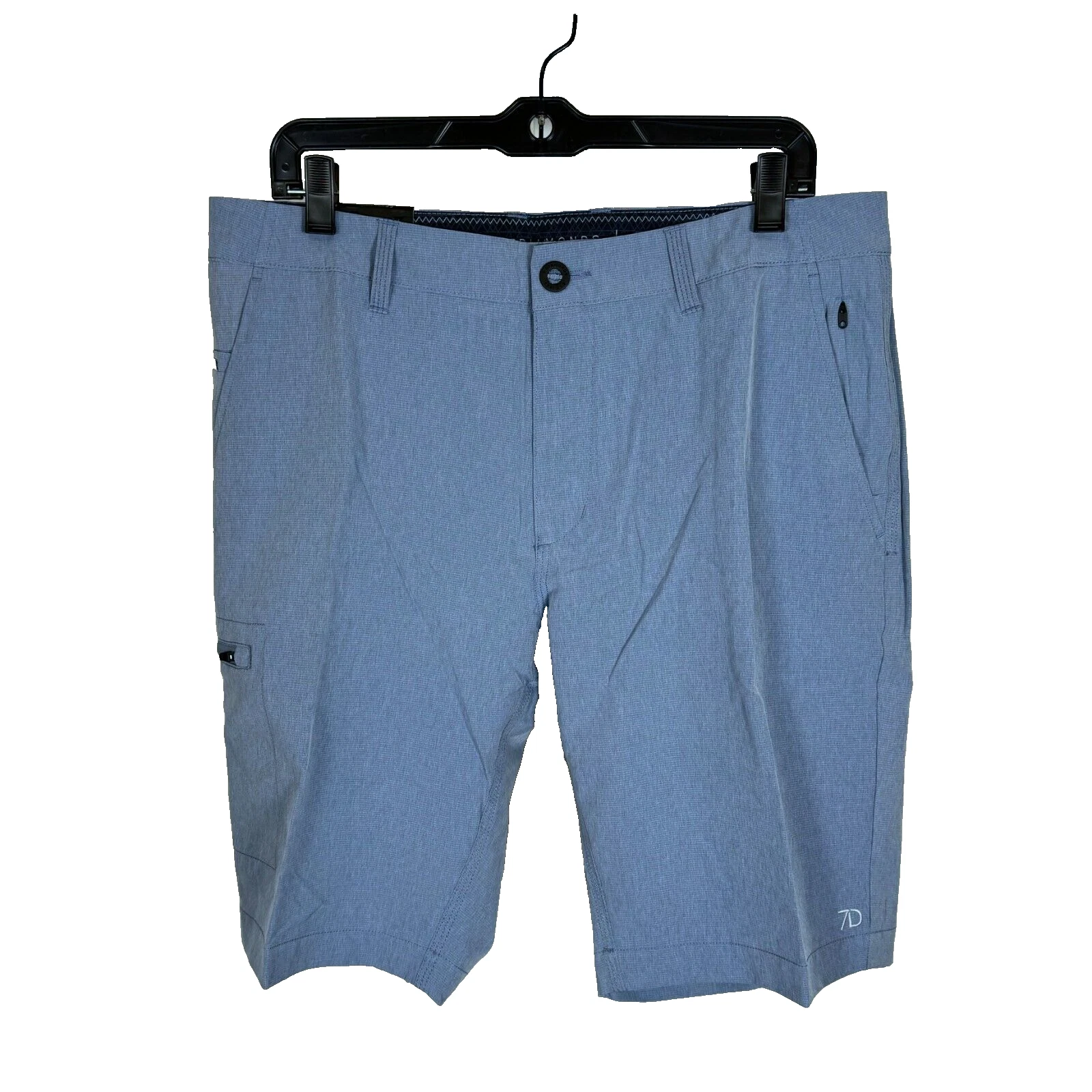 7Diamonds Men's Sierra Hybrid High Performance Moisture Wick Short,Sz32,MSRP$79