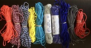 Mixed Lot 7 Strand Survival 550 Paracord 800 Feet+ 8 Different Colors