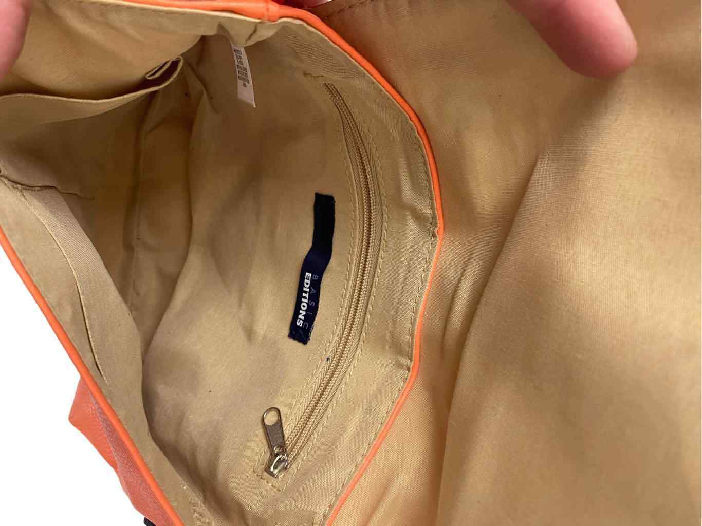 Basic Editions mandarin orange cross body handbag - image 3