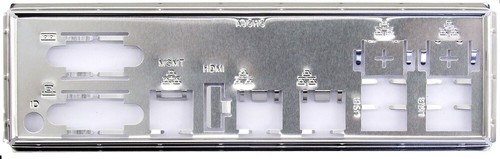 Asrock 13G024256000AK I/o Shield Blende Cover E3C256D4U 2L2T Rack Server Board