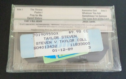 The Steven V. Taylor Collection Cassette Tape NEW Christian Arrangements 1989 - Picture 2 of 2