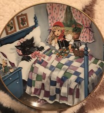 "Little Red Riding Hood" 3 Classic Fairy Tales Plate Series Kaiser W. Germany