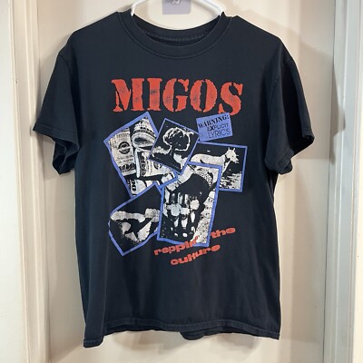Migos Reppin' the Culture Quality Control Mixtape Album Graphic T-Shirt M
