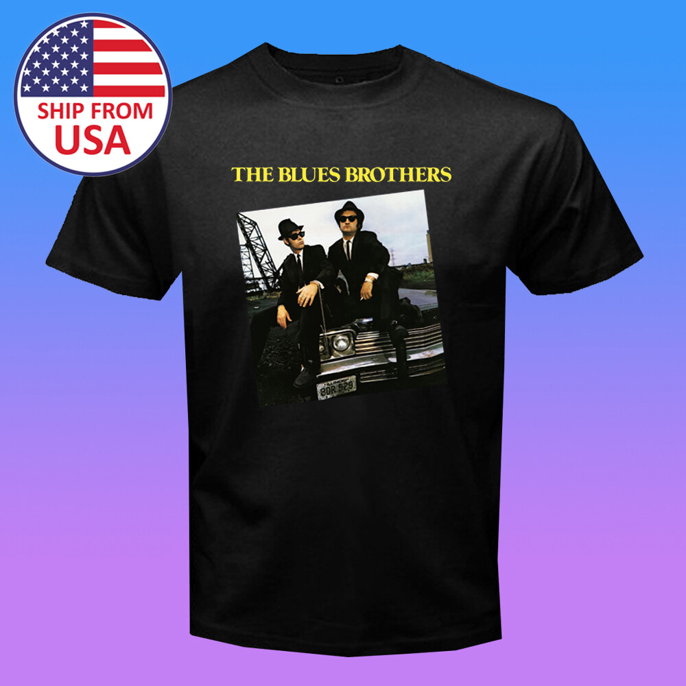 Blues Brothers Retro Movie Mens Black T-Shirt Sizes S to 5XL