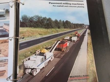 Ingersoll-Rand Pavement Milling Machines Literature