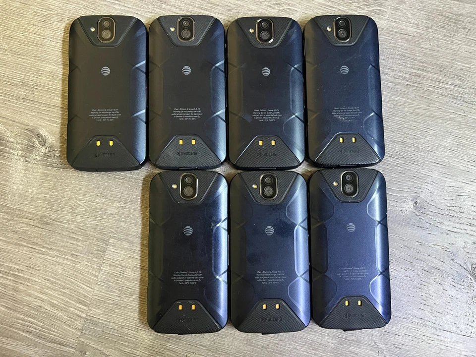 Lote de 7 teléfonos resistentes Kyocera DuraForce Pro E6820 AT&T 32 GB COMO ESTÁN Foto 3 de 4