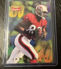 1995 SkyBox Premium Style Points Jerry Rice Card #144 San Francisco 49ers W/Top