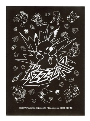 1x Pikachu Comic-Style Attack - Individual Card Sleeve Pokemon Center TCG Sleeve