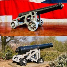 Fantastic Large 18/19thC 24 Pounder Cast Iron Blomefield Cannon Model 