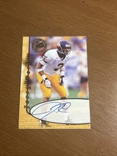 Jerry Porter 2000 Press Pass Auto RC MINT West Virginia WVU HOF Rookie Jersey SP