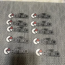 Ethika Stickers - Lot of 10 3.5 inch length