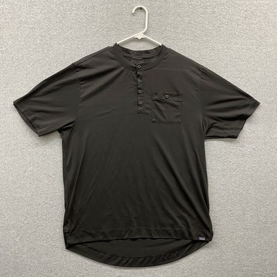 Patagonia Capilene Cool Trail Short Sleeve Performance T-Shirt Men s L Henley