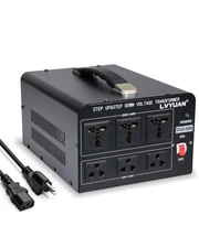 LVYUAN 5000 Watt Voltage Converter Transformer Heavy Duty Step Up/Down AC 110...